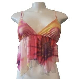 Urban Outfitters crop top tie-dye summer festival playful